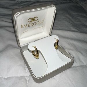 EVERGOLD 14k carat gold coated earrings